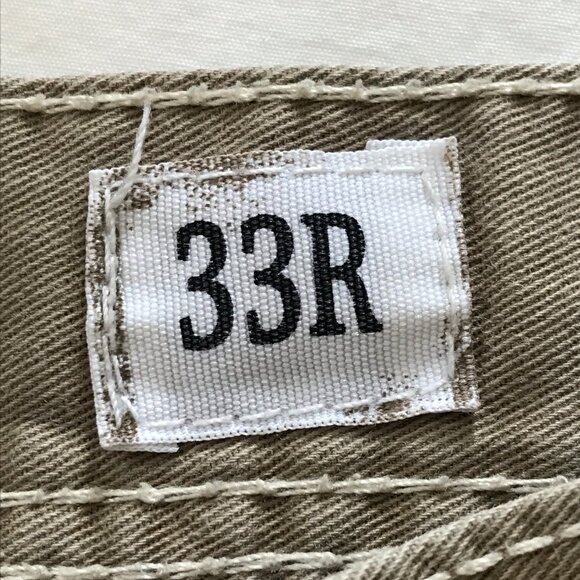 BKE Casuals Carter Jeans Men 33x30 Beige Low Rise Straight Leg Stretch Skater - Picture 4 of 13